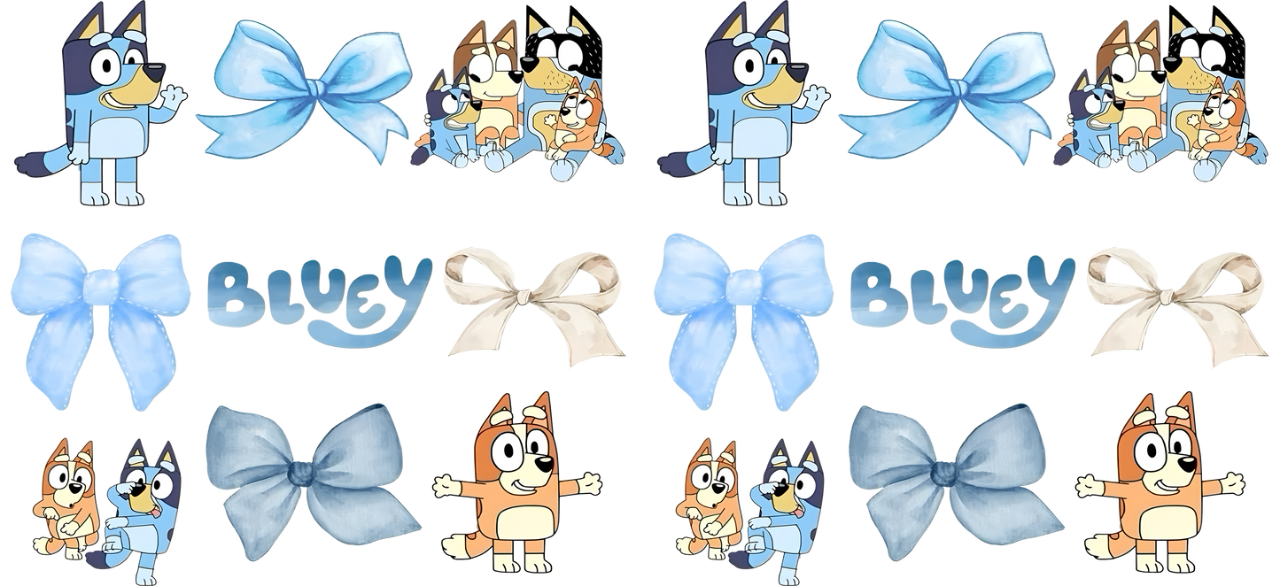 Bluey and bows