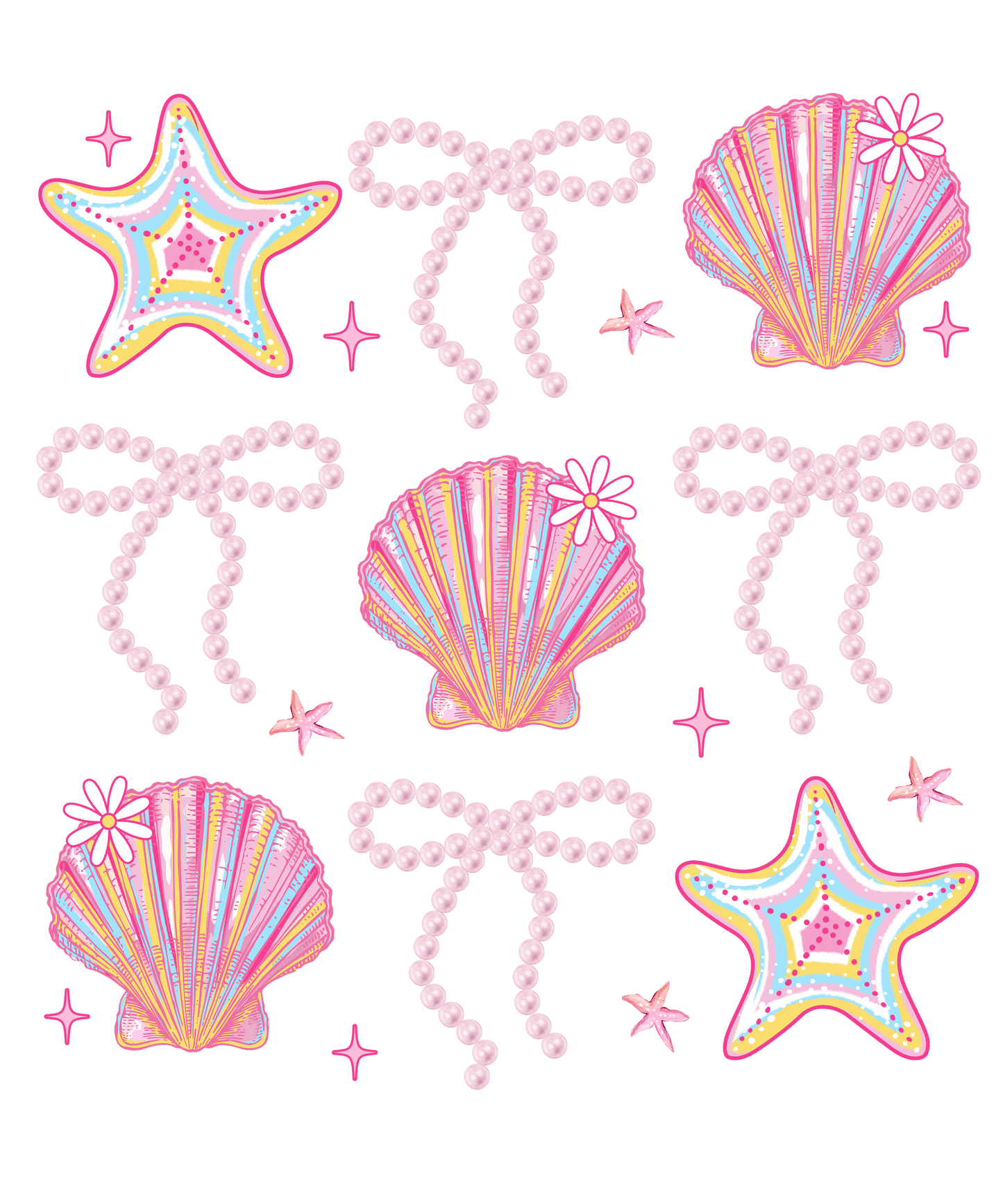 Shells and bows