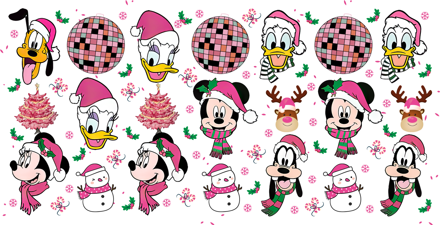 It's a pink Disney Christmas