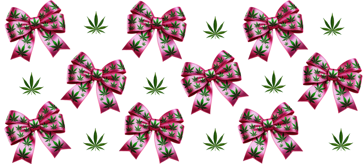 Pink 420 bows