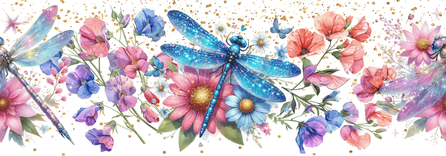 Dragon fly (flowers)