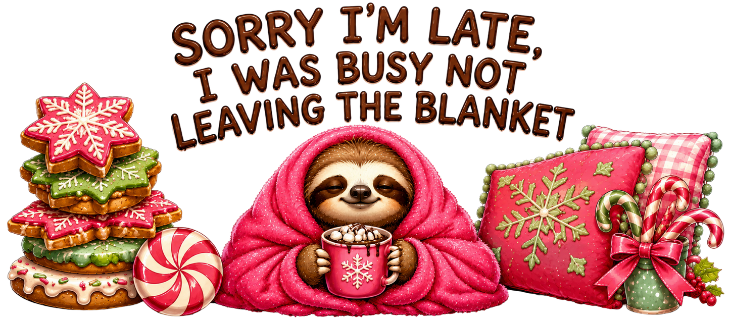 Not leaving the blanket