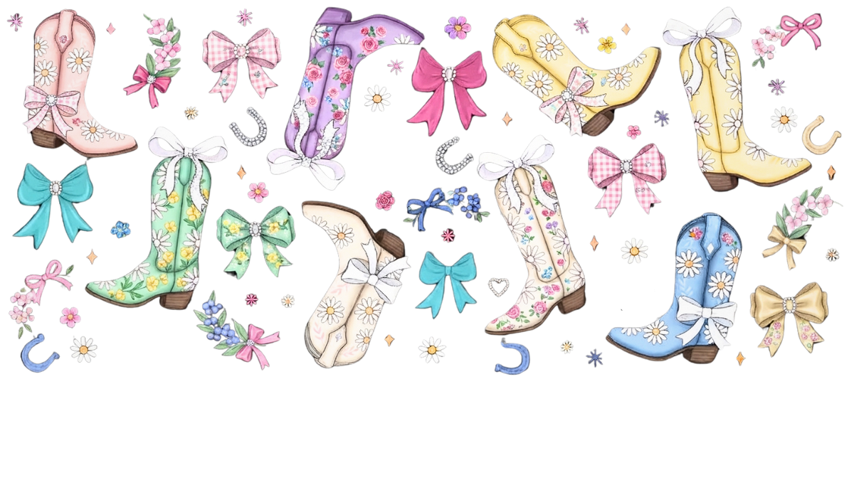 pastel cowgirl boots
