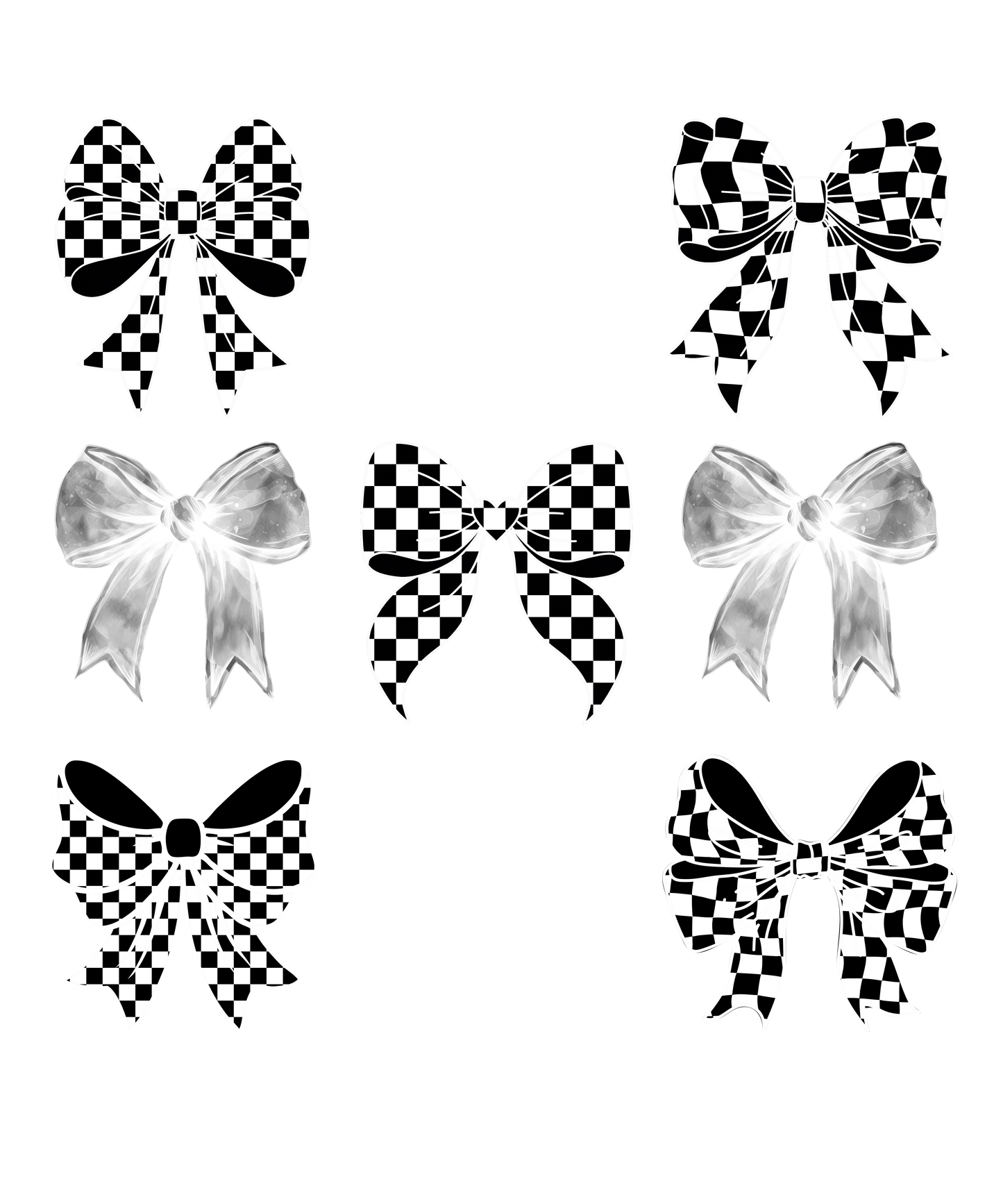 White bows checker