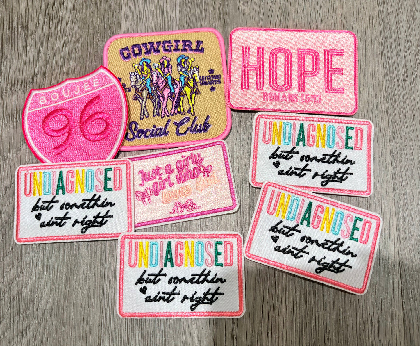 Hat patches bundle 3