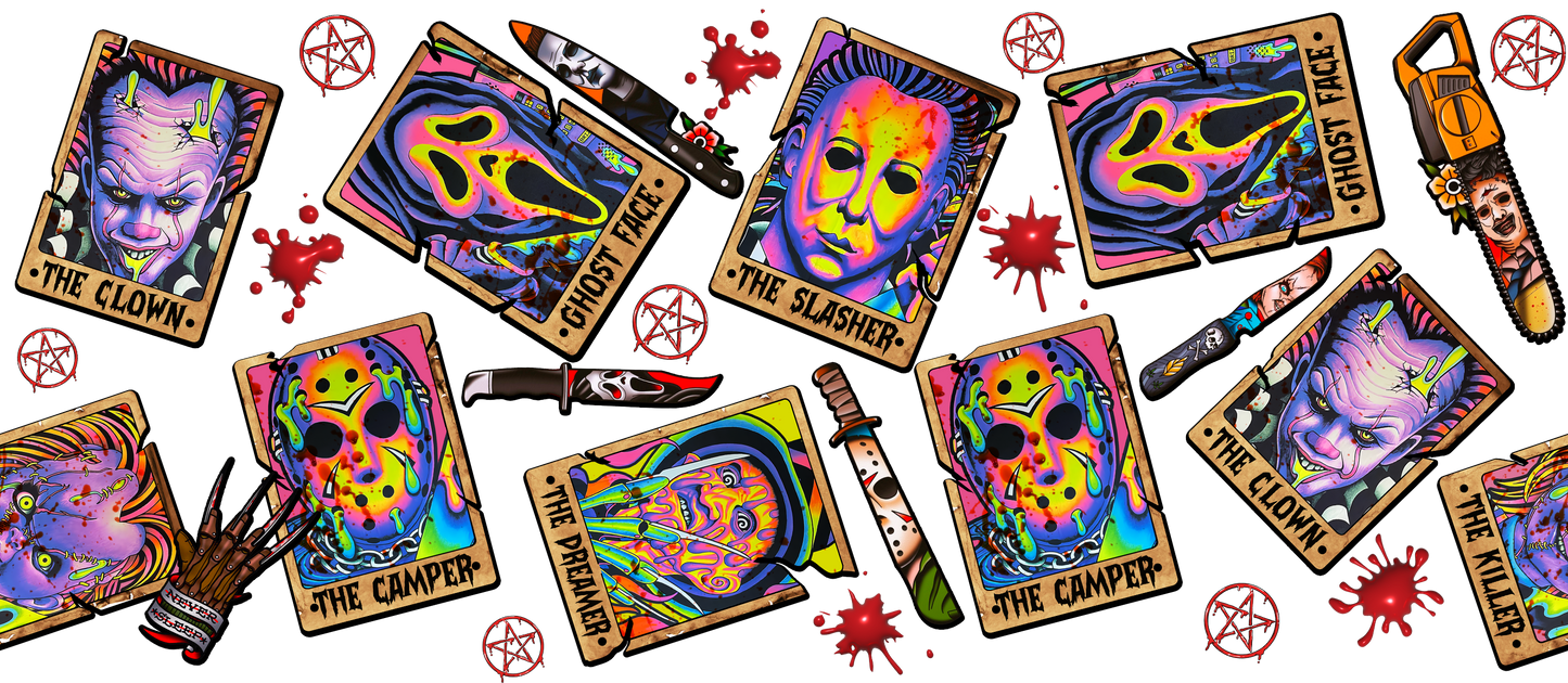 Colorful bright scary guys