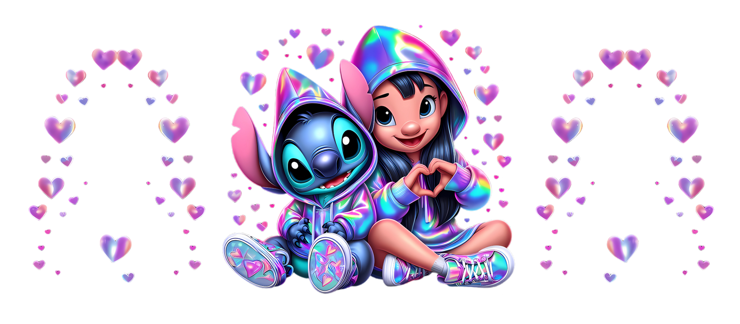 Stitch hearts
