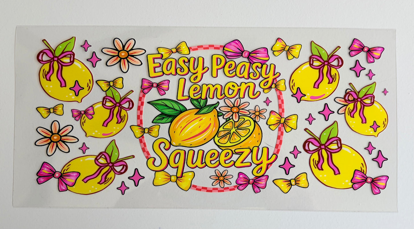 Easy peasy lemon squeezy