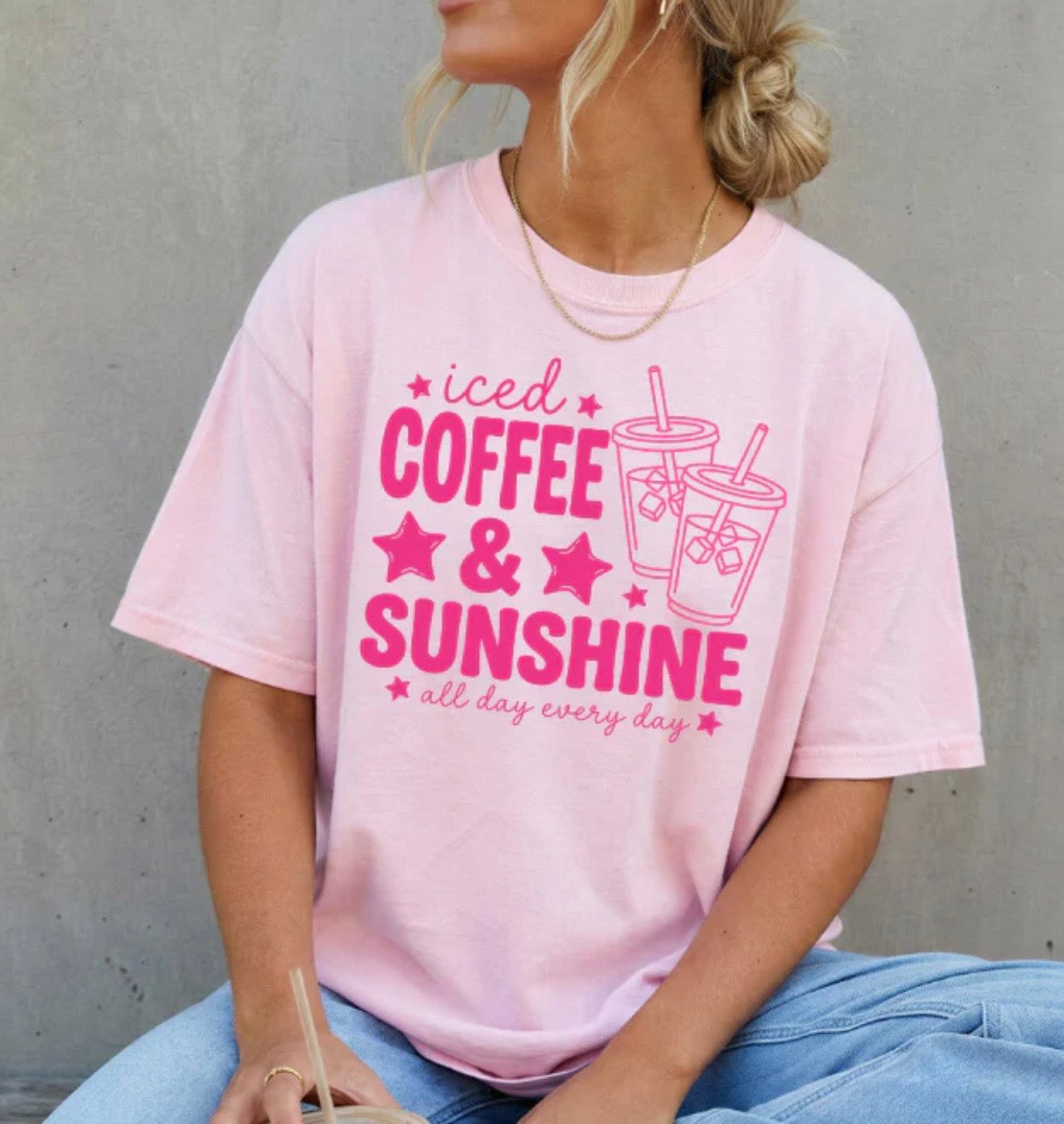 Iced coffee & sunshine