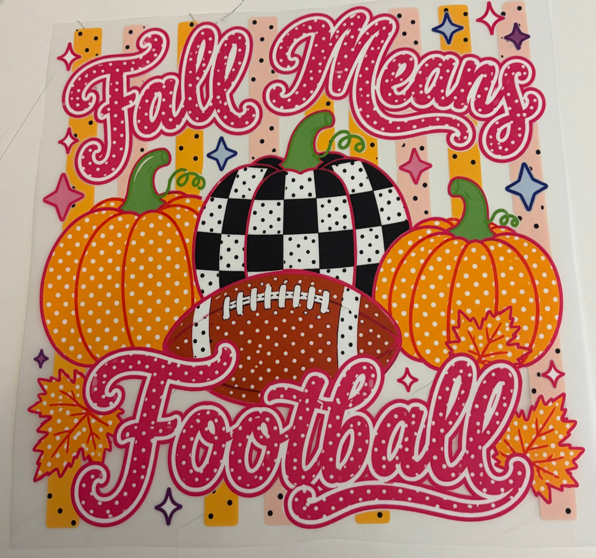 Fall mean football