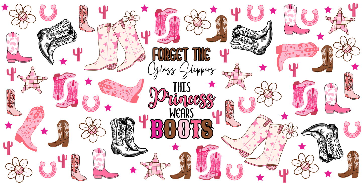 This princess wears boots