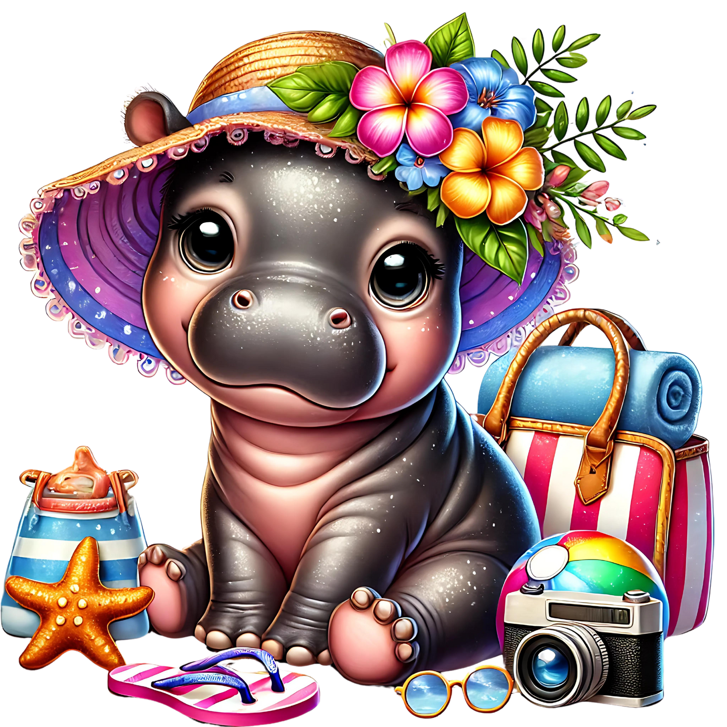 Summer hippo