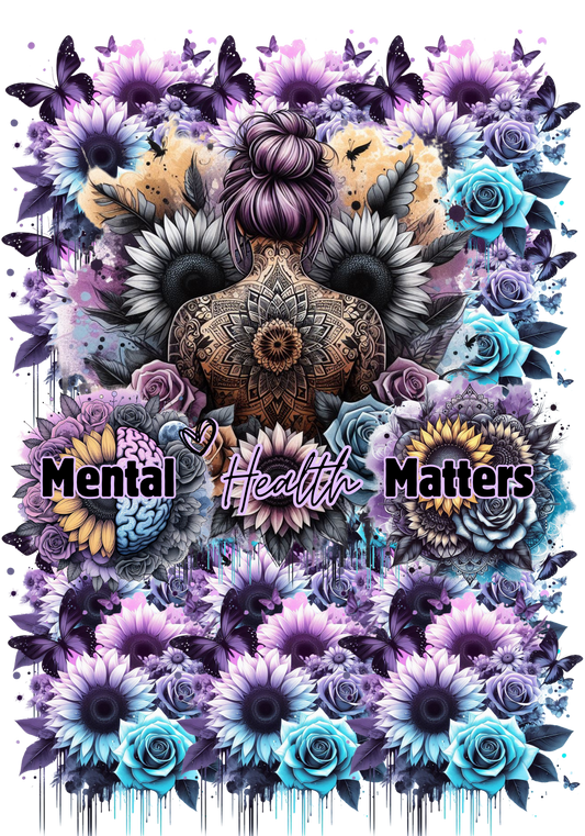 Mental health matters (sunflowers)