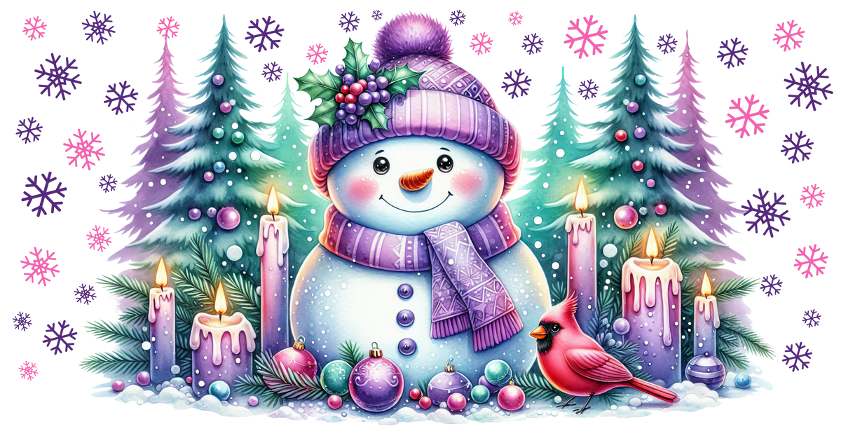 Bright snowman