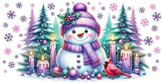 Bright snowman