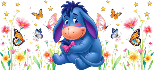 Eeyore butterflies and flowers
