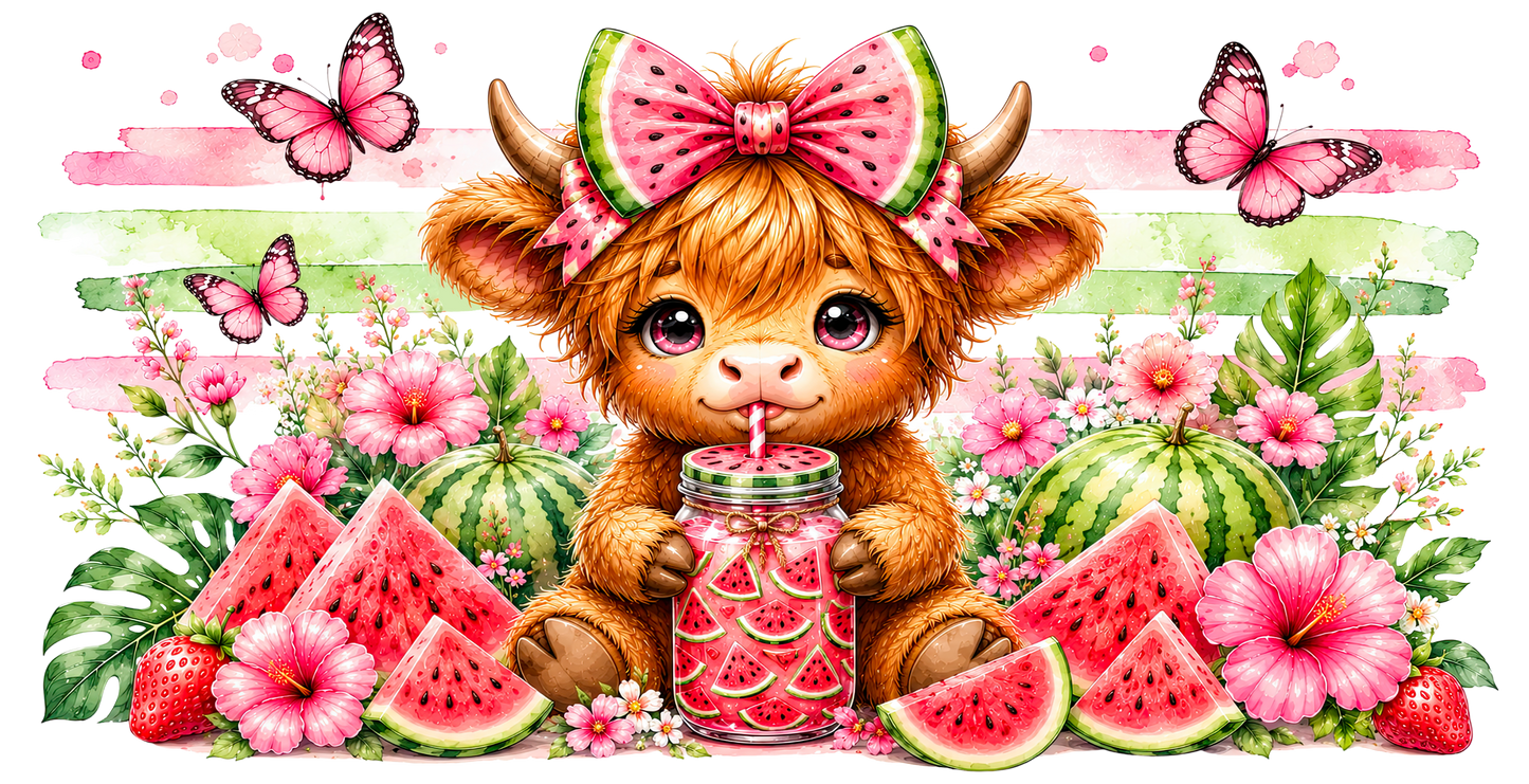 Watermelon cow