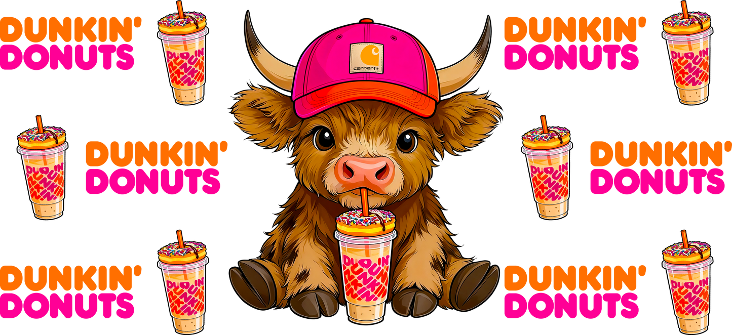 Dunkin highland cow