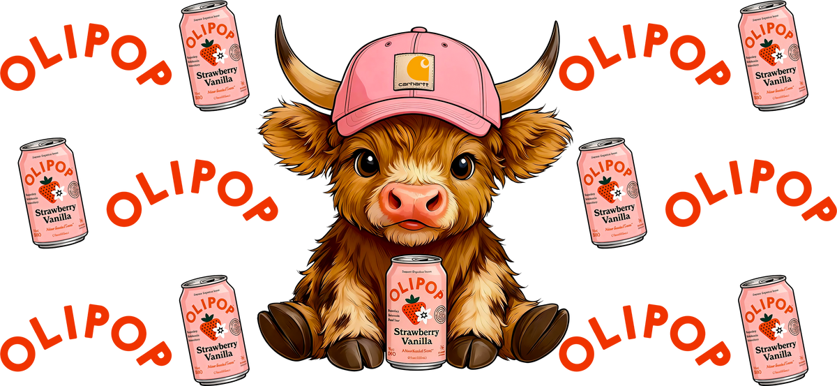 Highland cow olipop