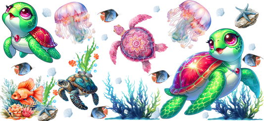 Pink turtle