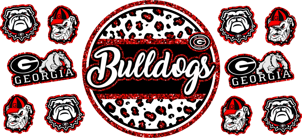 Georgia bulldogs (glitterbk)