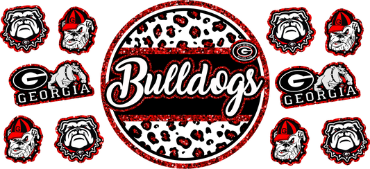Georgia bulldogs (glitterbk)