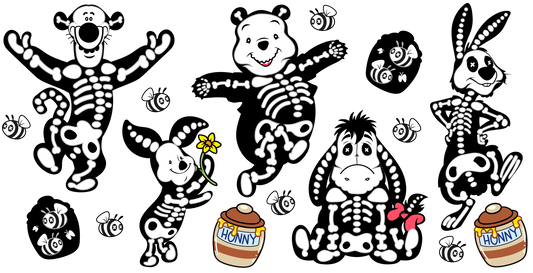 Winnie the pooh skeleton