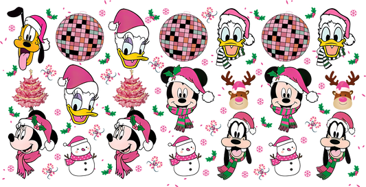 It's a pink Disney Christmas