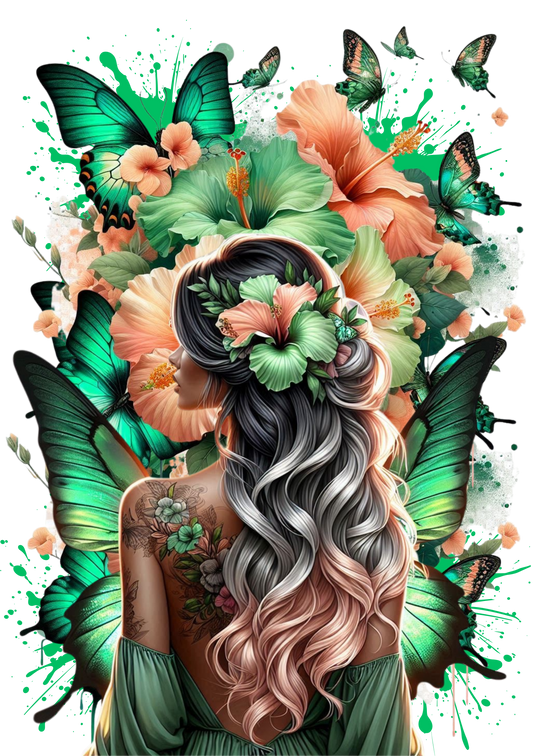 Green butterfly