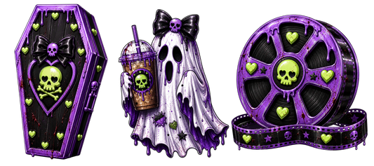 Dark cute ghost