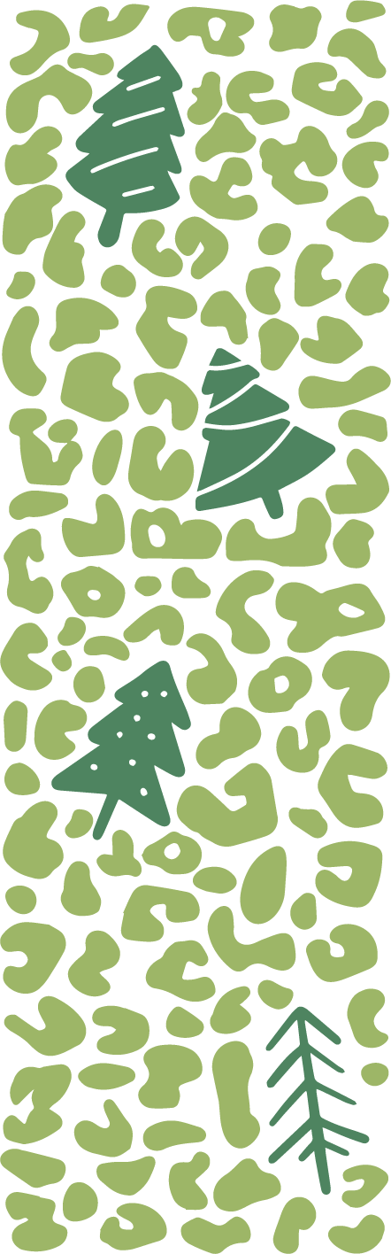 Cheetah Christmas tree