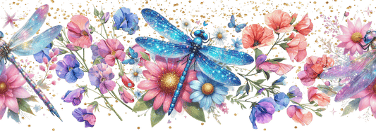 Dragon fly (flowers)
