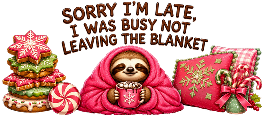 Not leaving the blanket