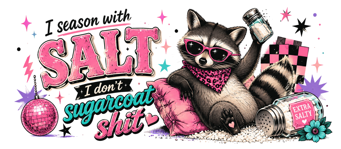 I season with salt