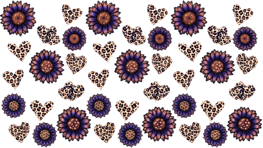 Sunflowers and hearts