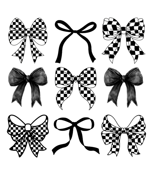 Black bows (checker)