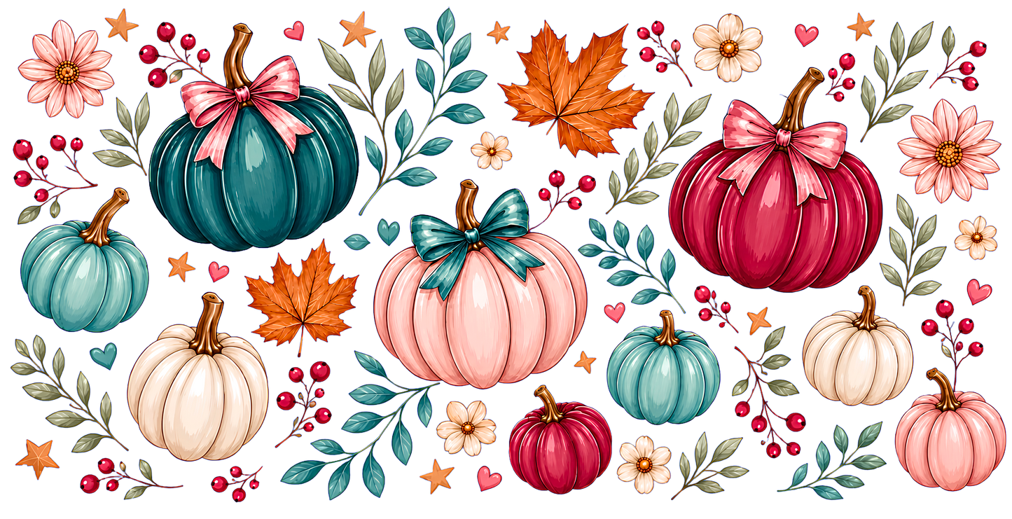 Colorful pumpkins