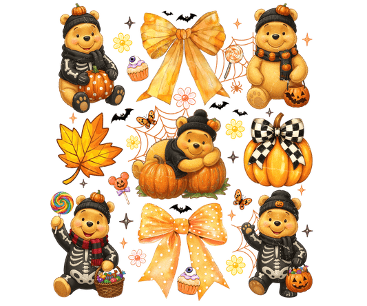 Pooh and bows (halloween)