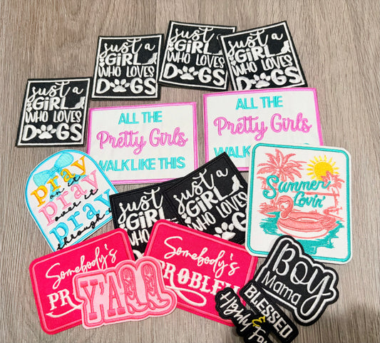 Hat patches bundle 4