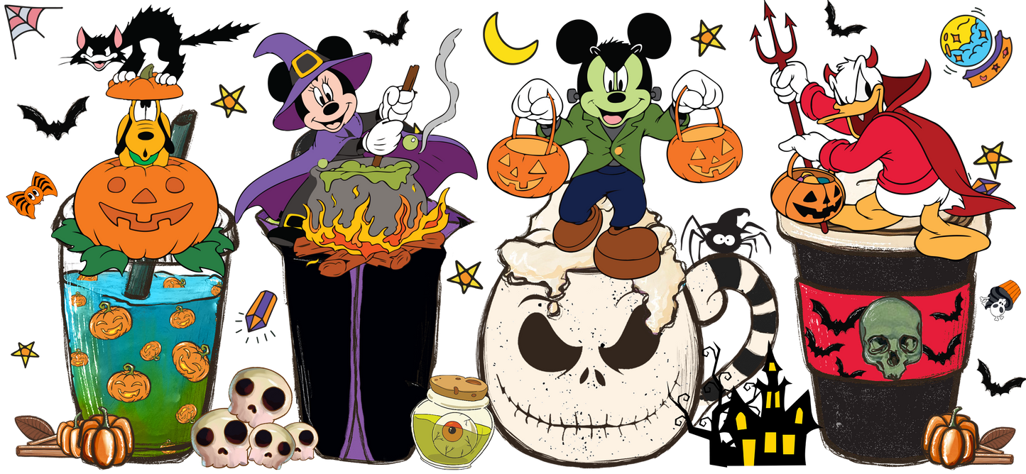Mickey Halloween cups