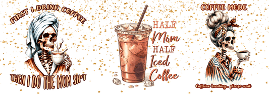 Half mom half ice coffee