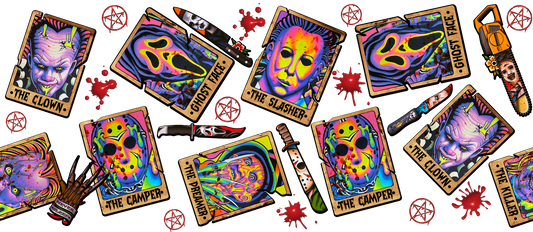Colorful bright scary guys