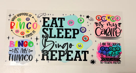 Eat sleep Bingo repeat