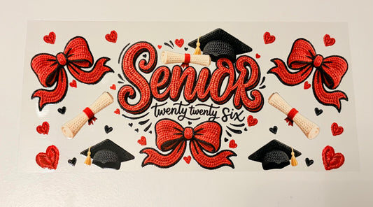 Senior 2026 (black and red)