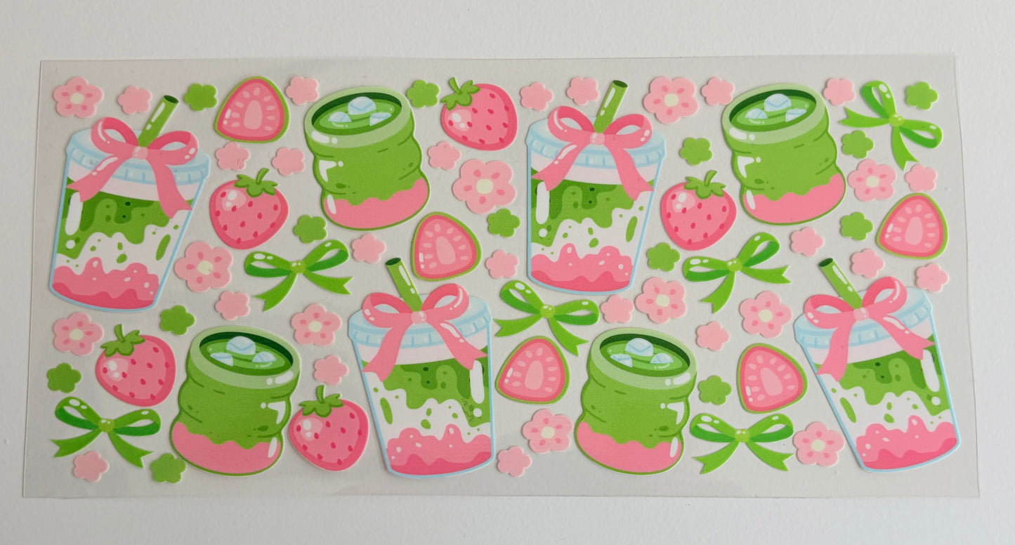 Strawberry matcha