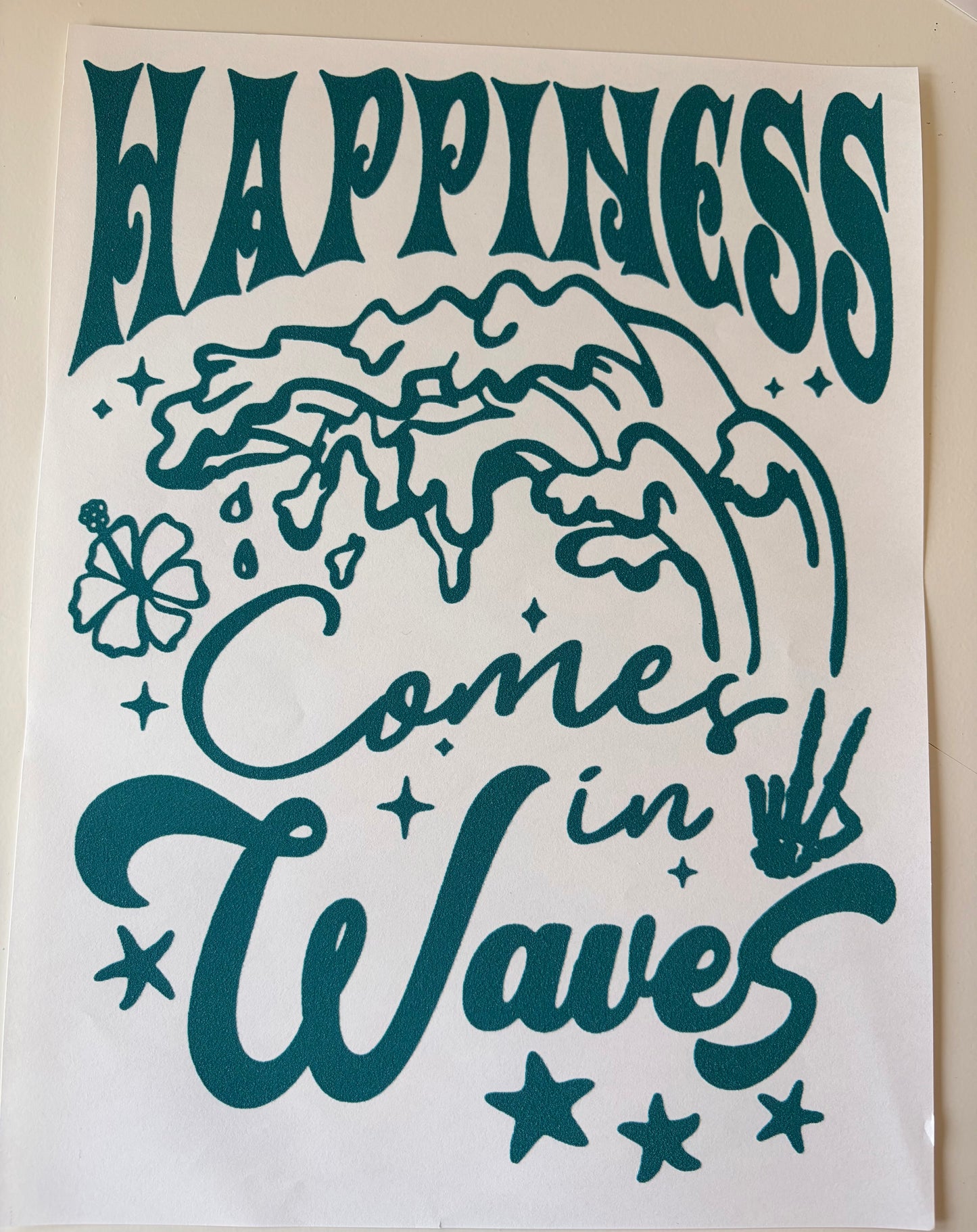 Happiness comes in waves