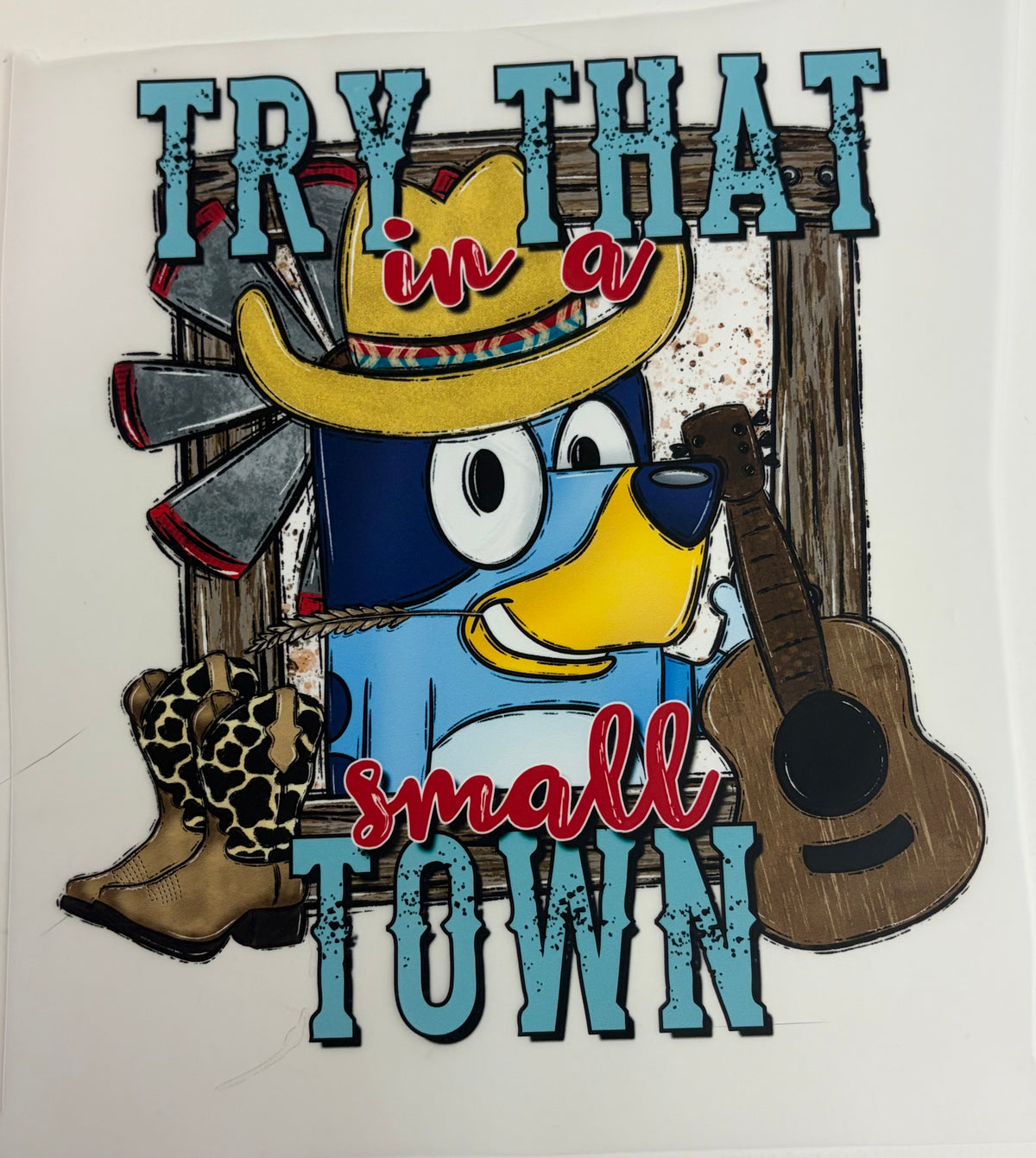 Try that in a small town