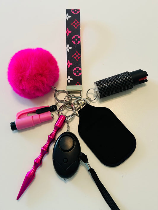 Pink and Black LV