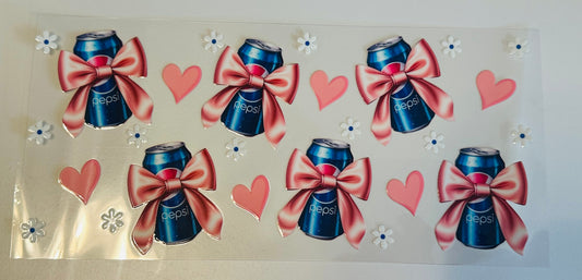 Pepsi (pink bows)