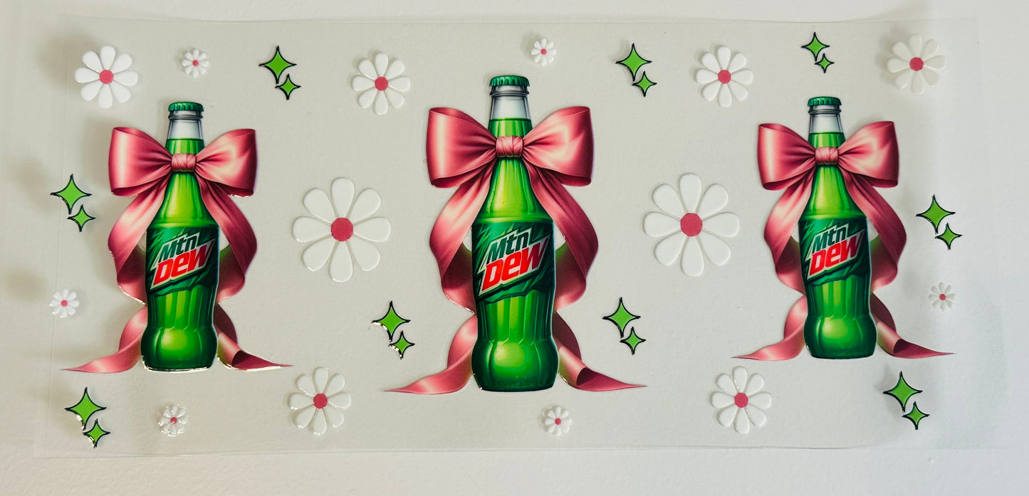 Mtn Dew (pink bows)